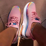 Summer breathable women reflect light sports shoes