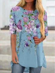 Butterfly printed shirt