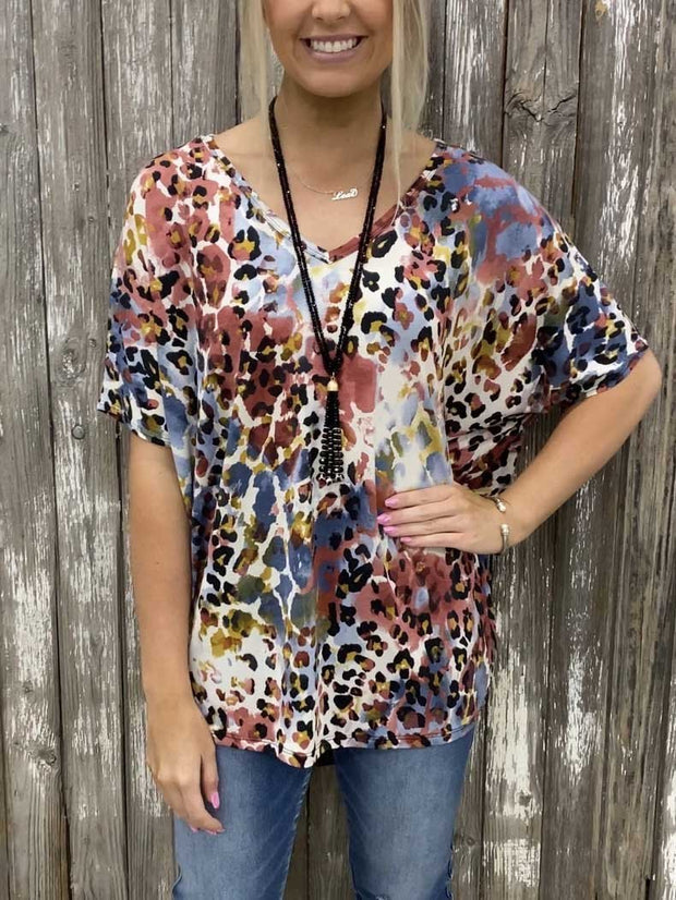Street style leopard printed shirt
