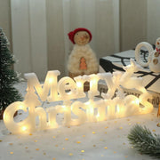 Christmas Wreath decorative letter light