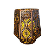 Vintage hollow pattern iron Ramadan candlestick