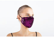 Women sequin dust-protected fashion mask