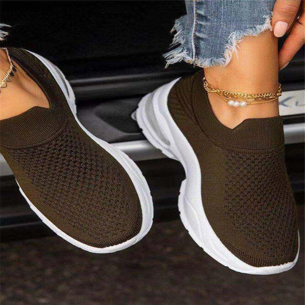 Spring western style breathable women casual shoes